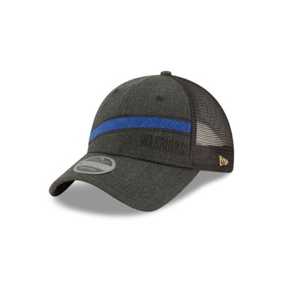 Golden State Warriors Gorra | New Era NBA Trucker Scale 9twenty Adjustable Cap Mexico - Negros